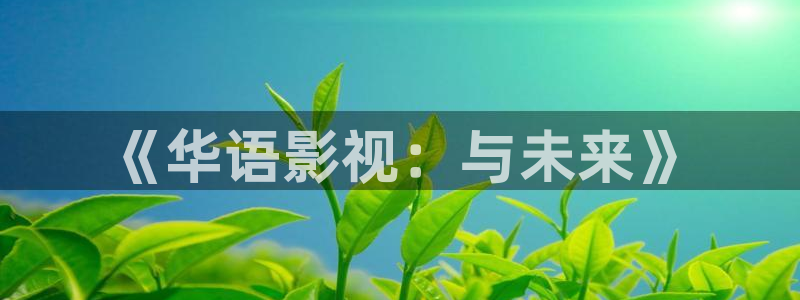 超碰曰曰曰曰：《华语影视：与未来》